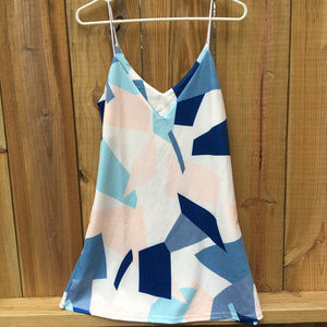 Geometric Print Dress